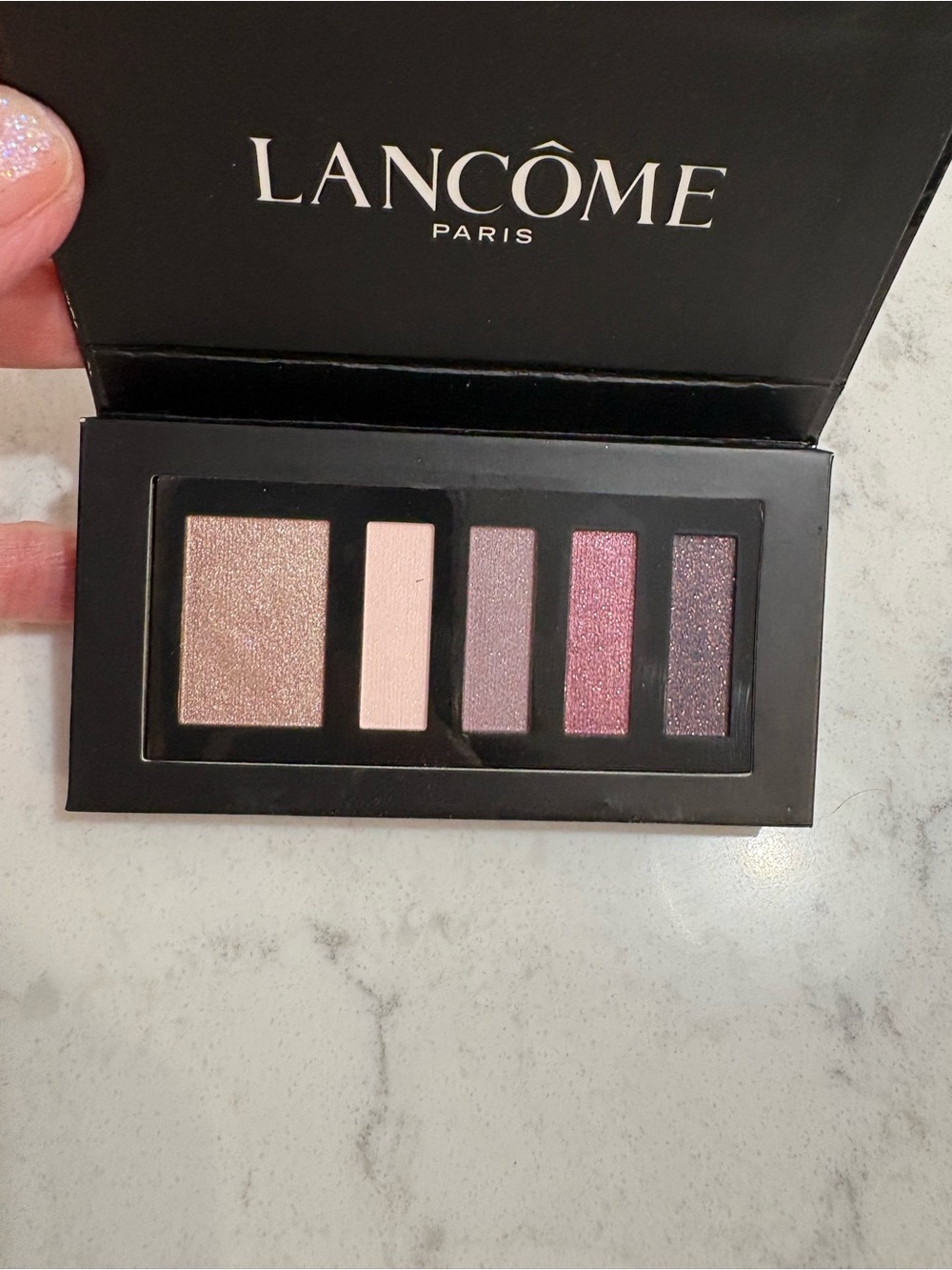 Lancome Travel Chic Eyeshadow Palette - Pink & Purple Shimmer Shades